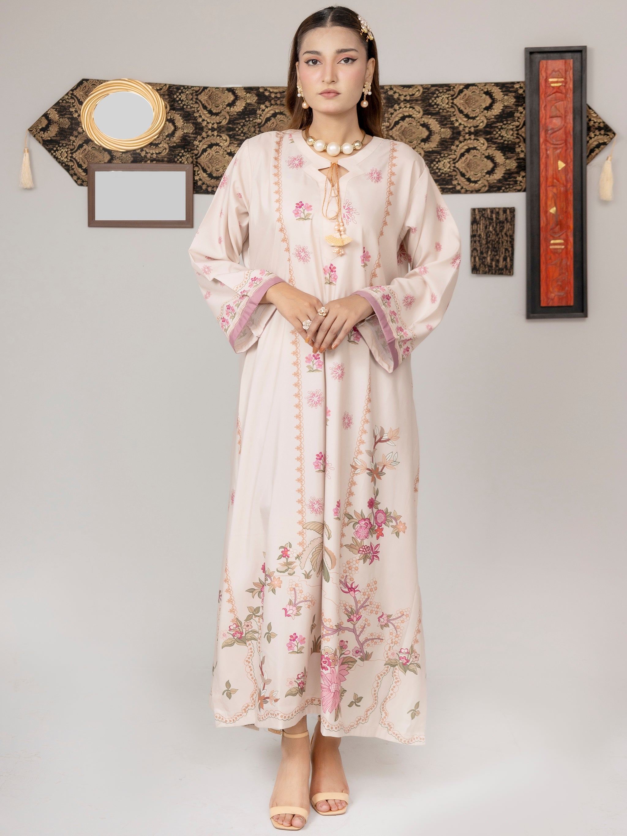 Blush Petals Kaftan