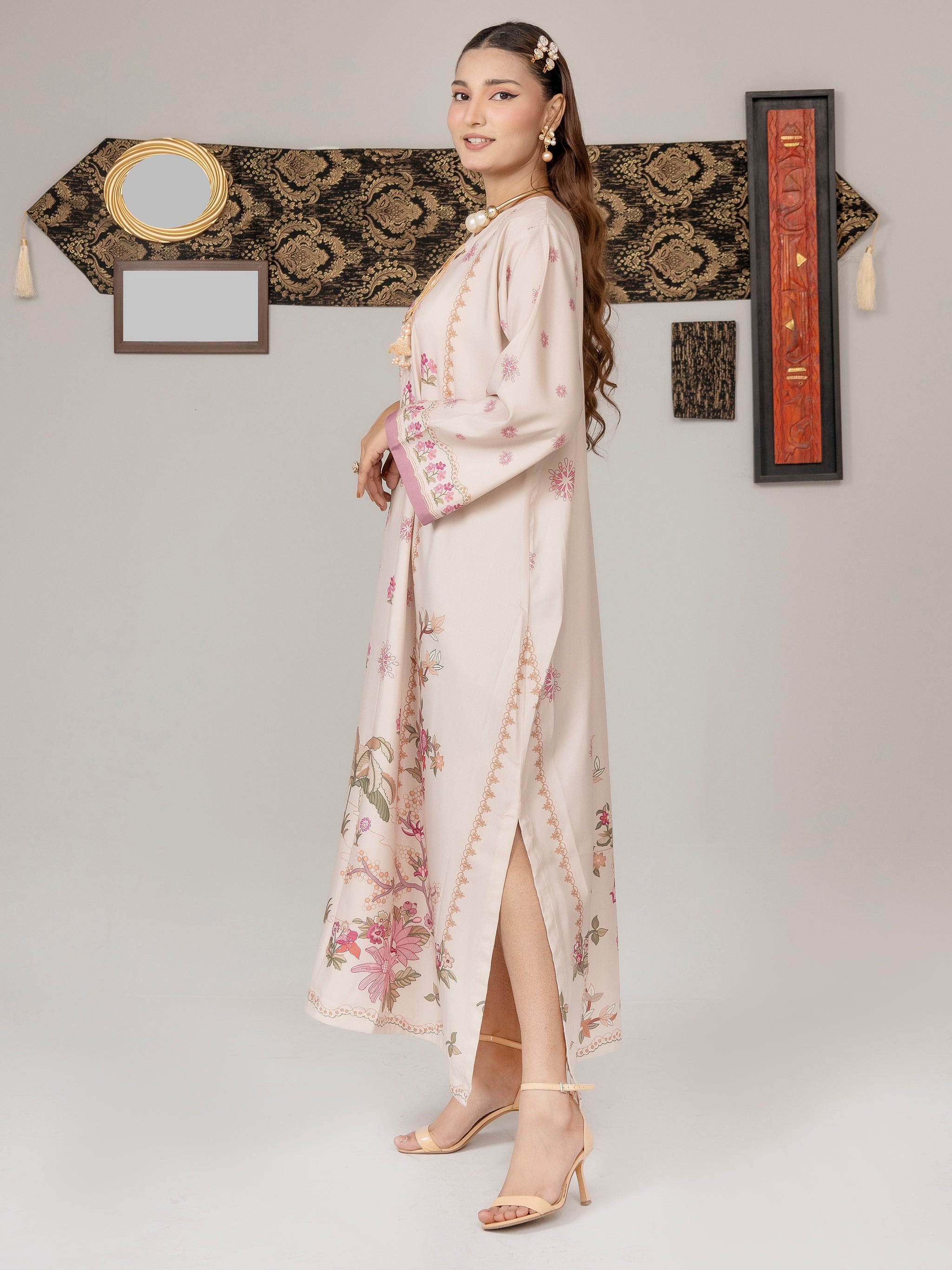 Blush Petals Kaftan