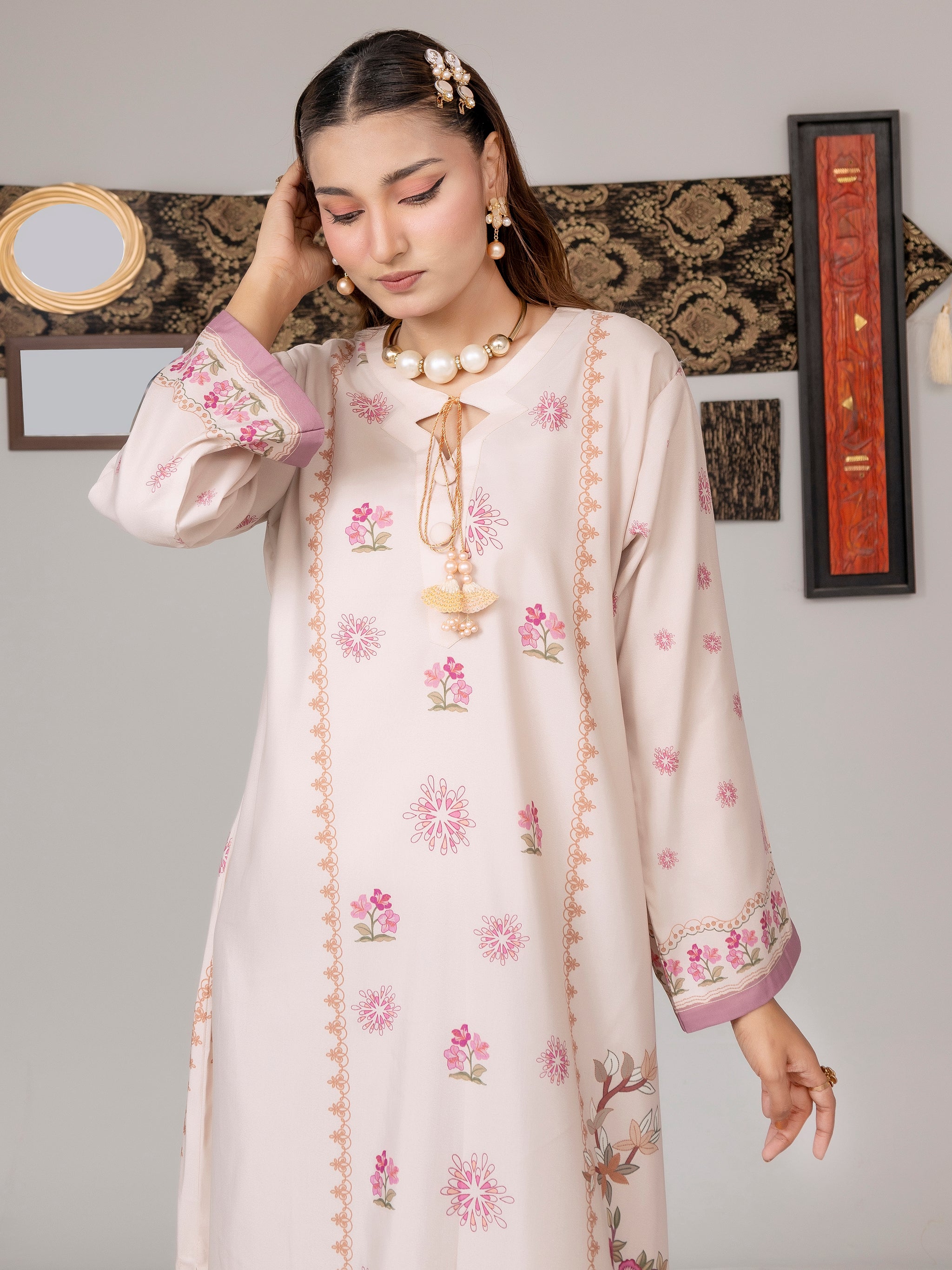 Blush Petals Kaftan