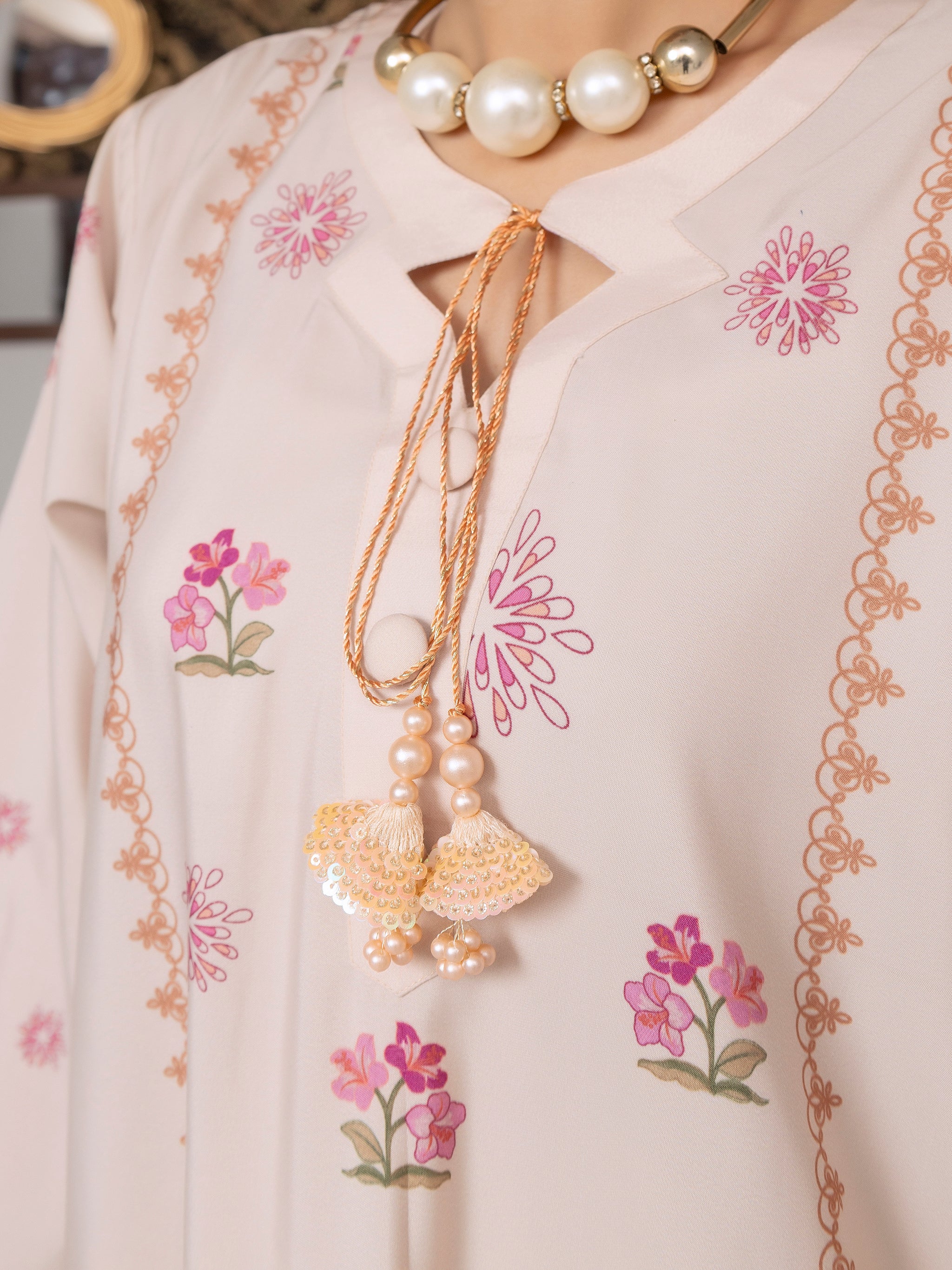 Blush Petals Kaftan