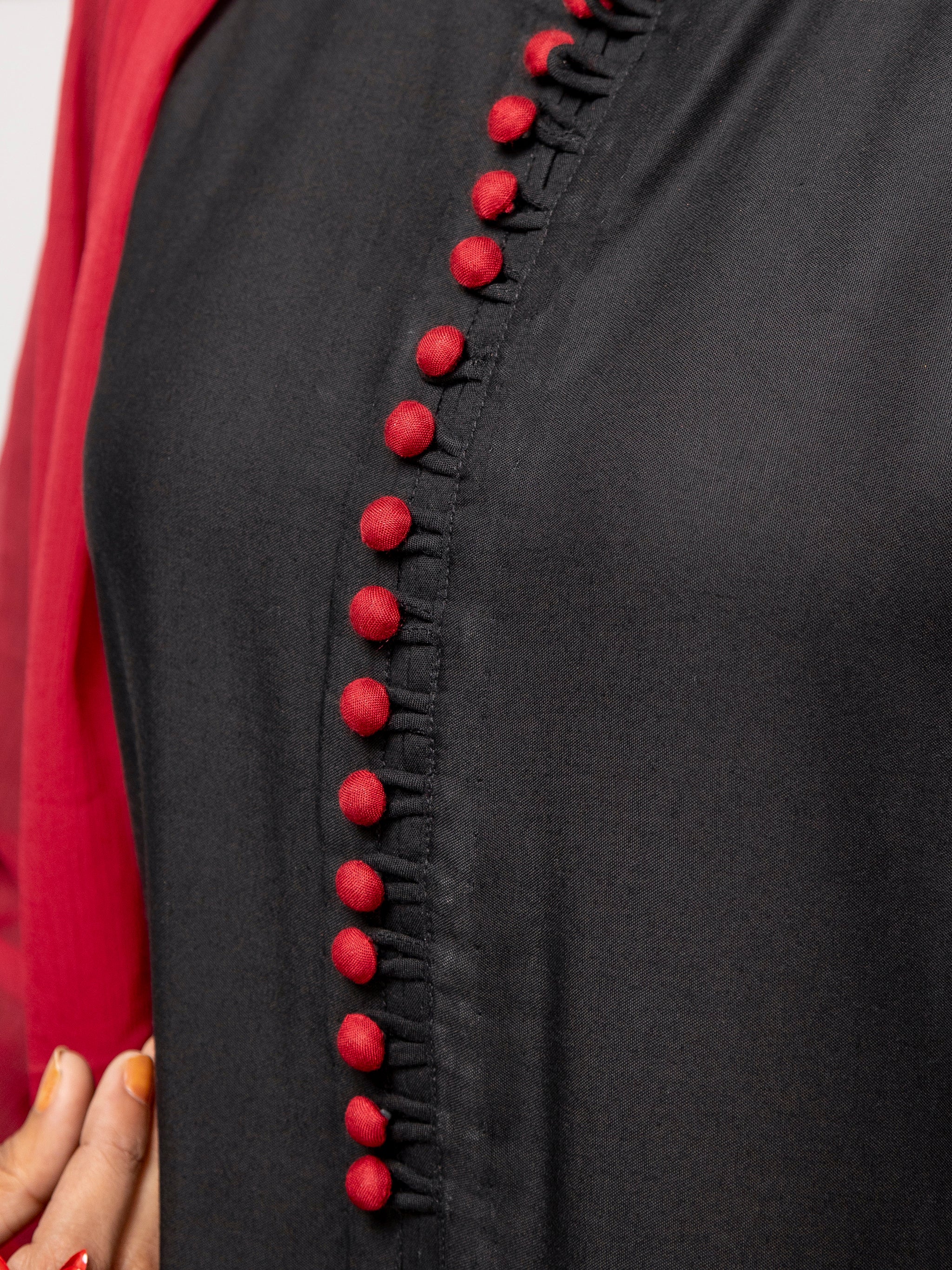 Crimson Noir (Embroiderd - Stitched 2 Pcs)
