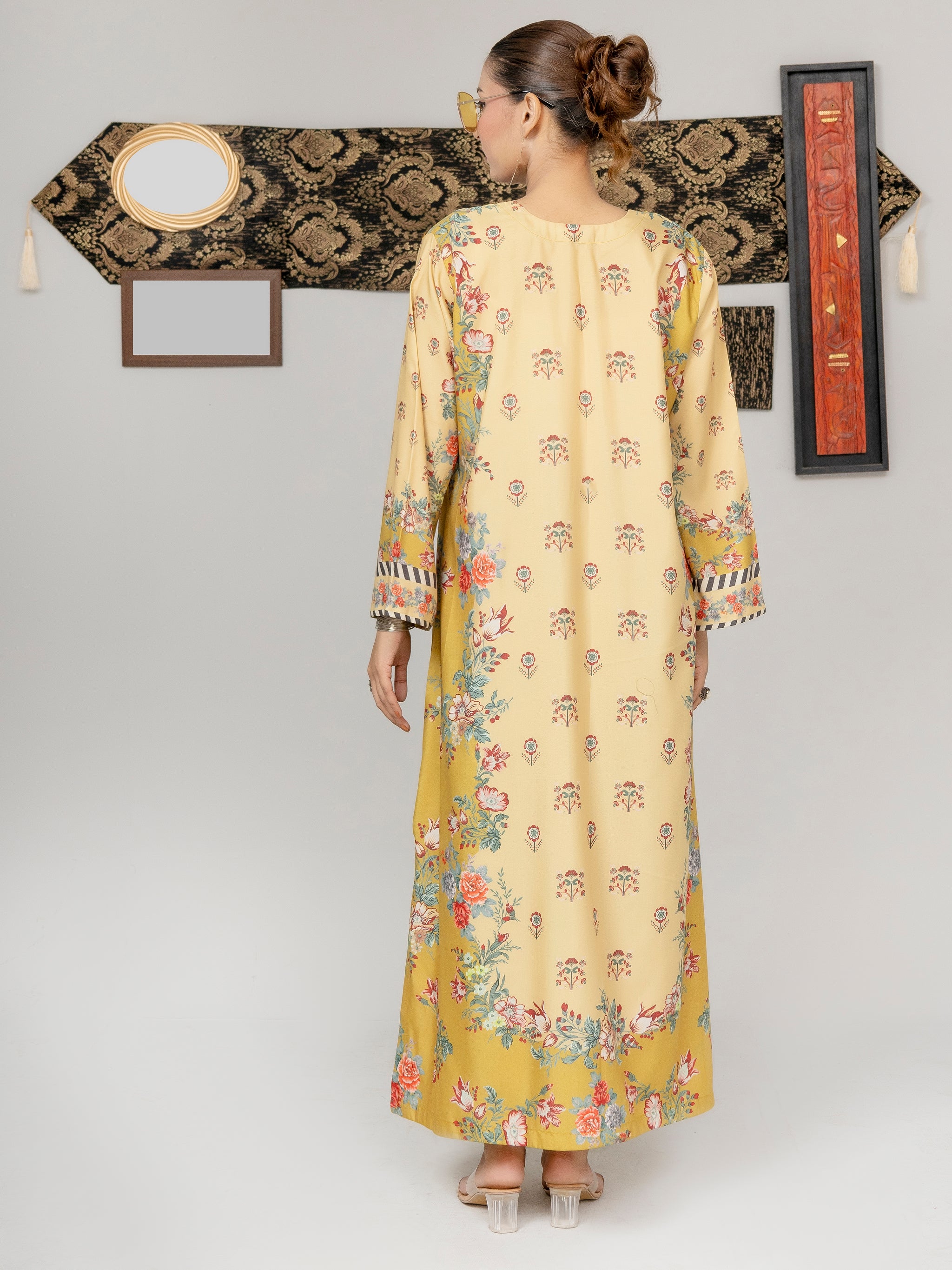 Yellow Blossom Kaftan