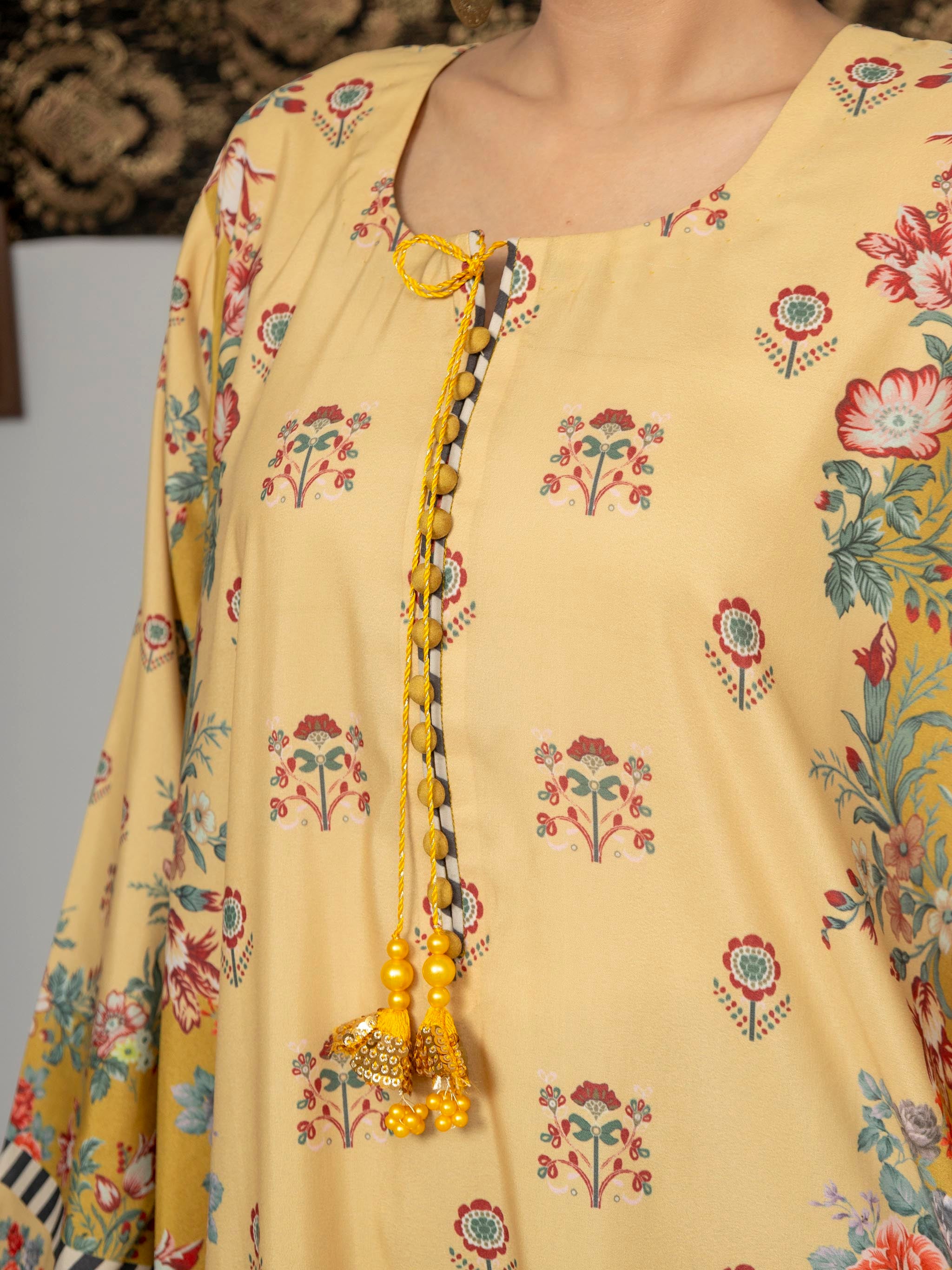 Yellow Blossom Kaftan
