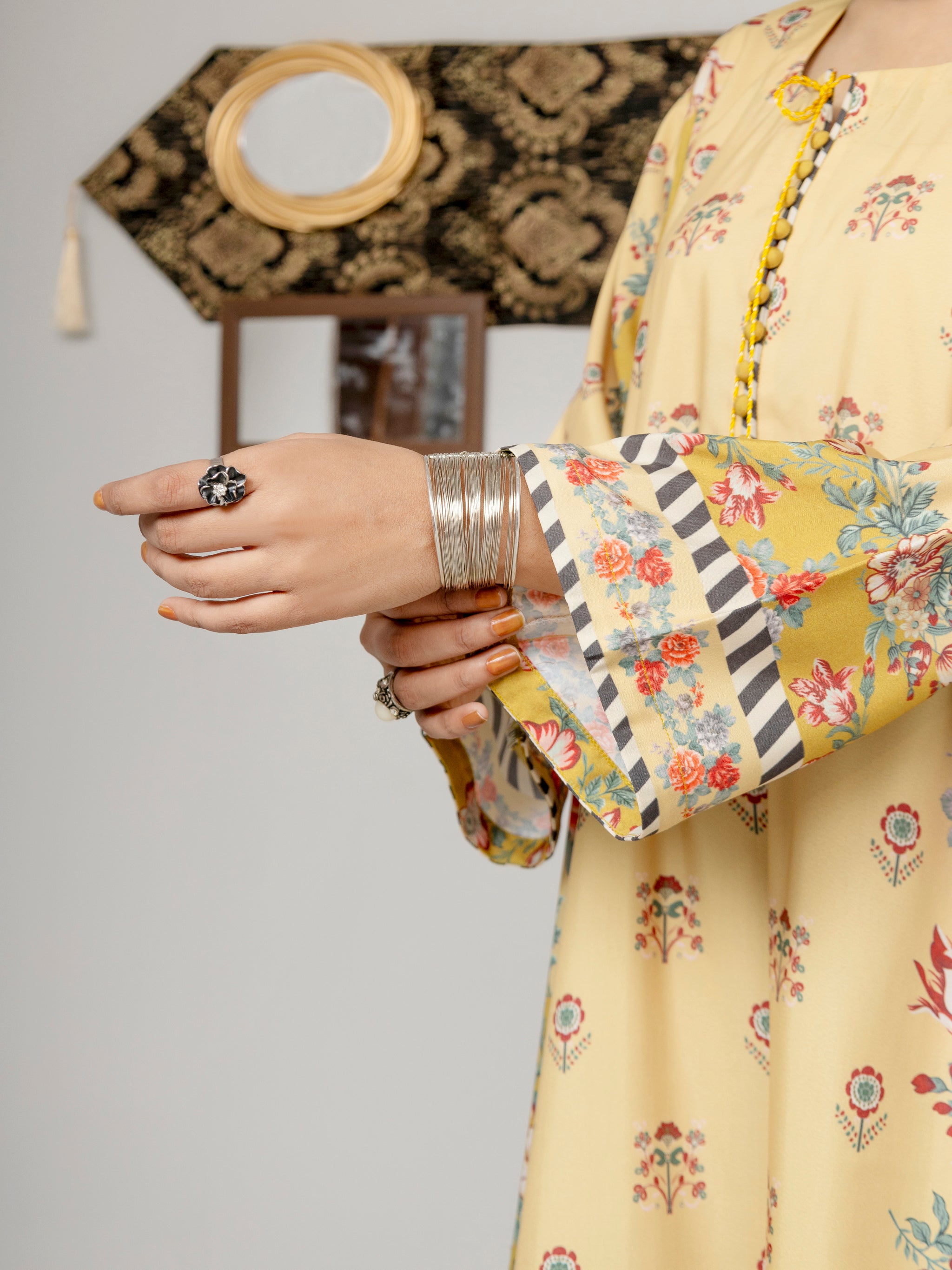 Yellow Blossom Kaftan
