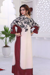 Mahogany Bloom Kaftan