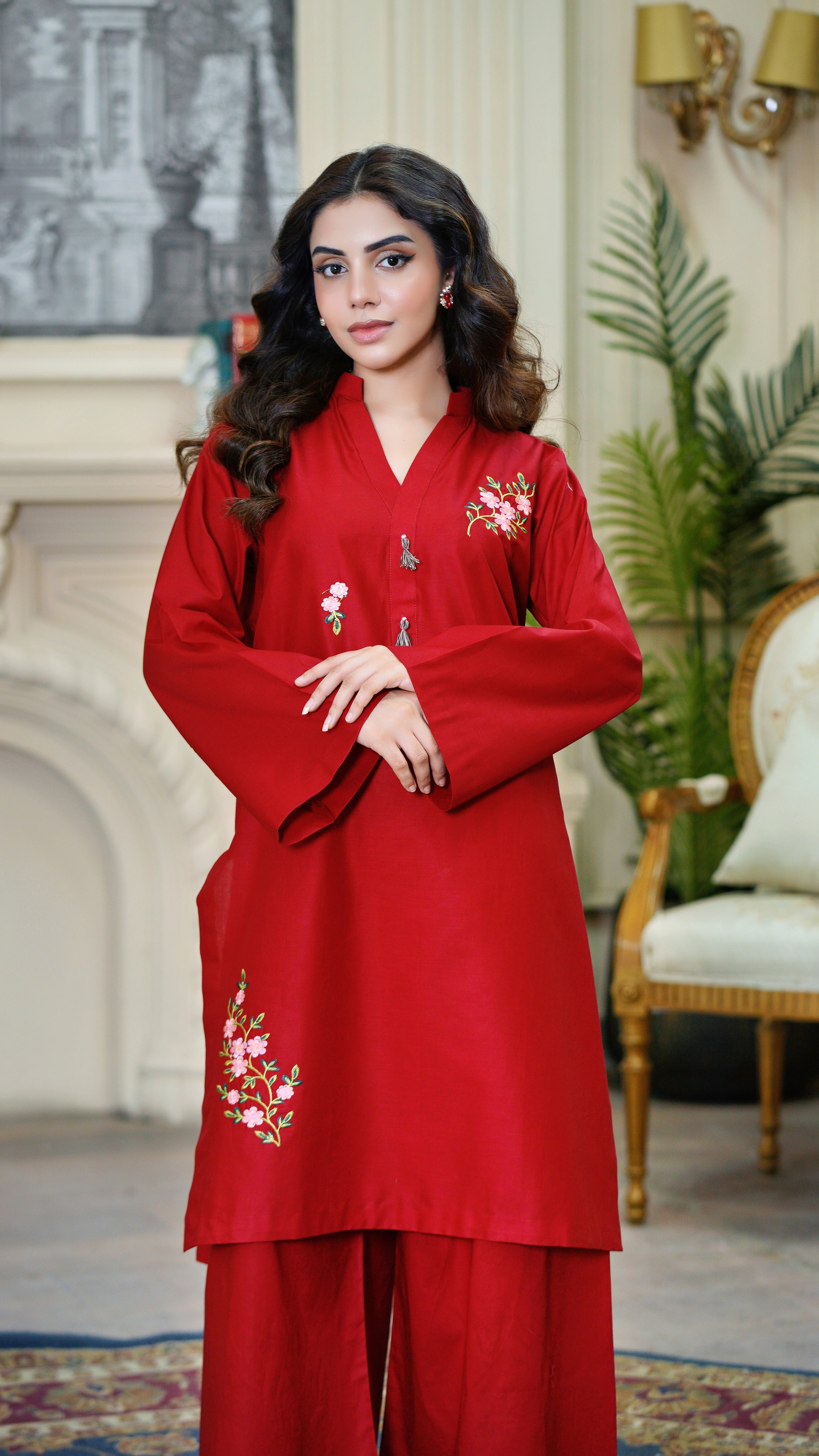 Aiza (Embroiderd - Stitched 2 Pcs)
