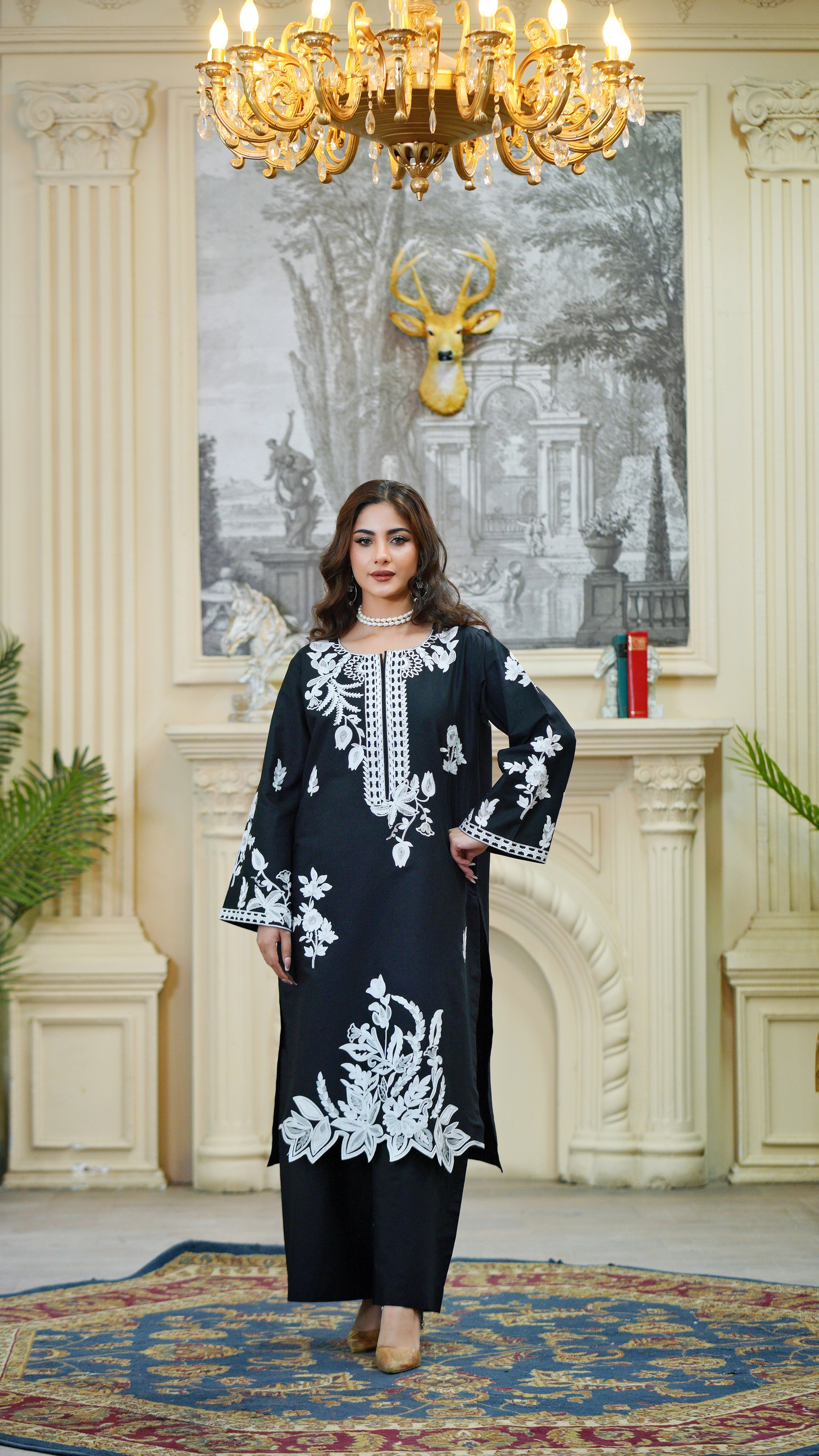 Seraya (Embroiderd - Stitched 2 Pcs)