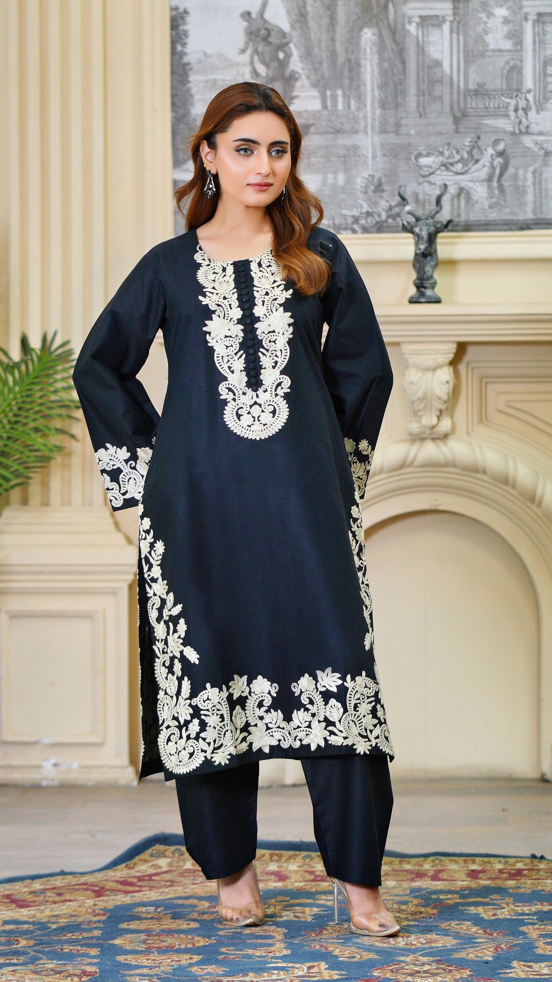 Gul-e-Raahat (Embroiderd - Stitched 2 Pcs)