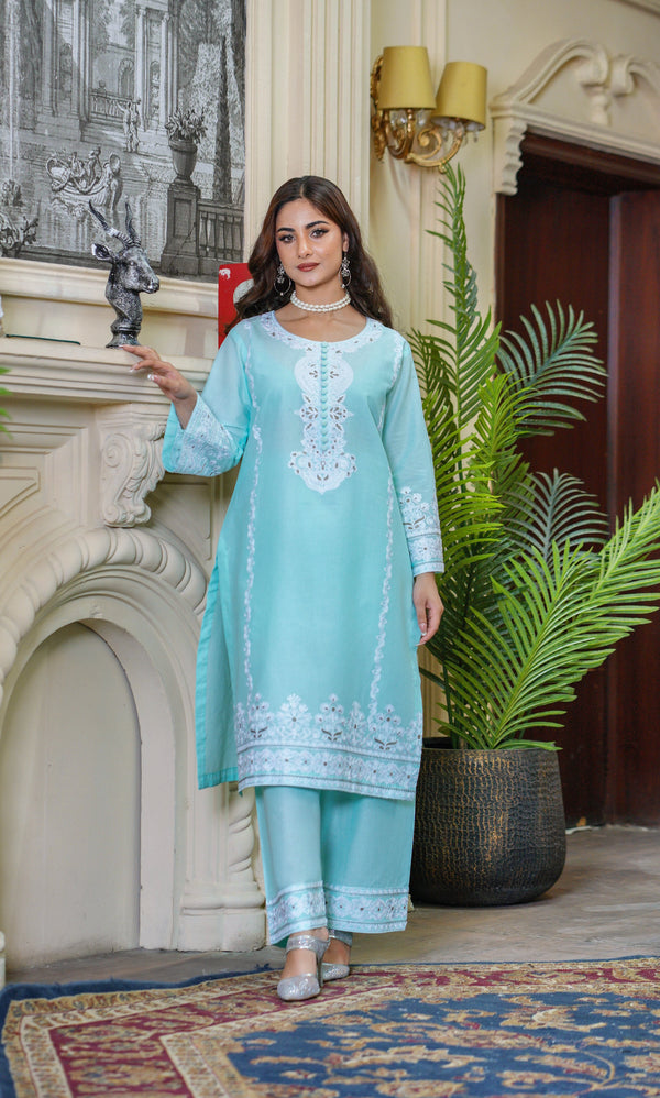 Zahra (Embroiderd - Stitched 2 Pcs)