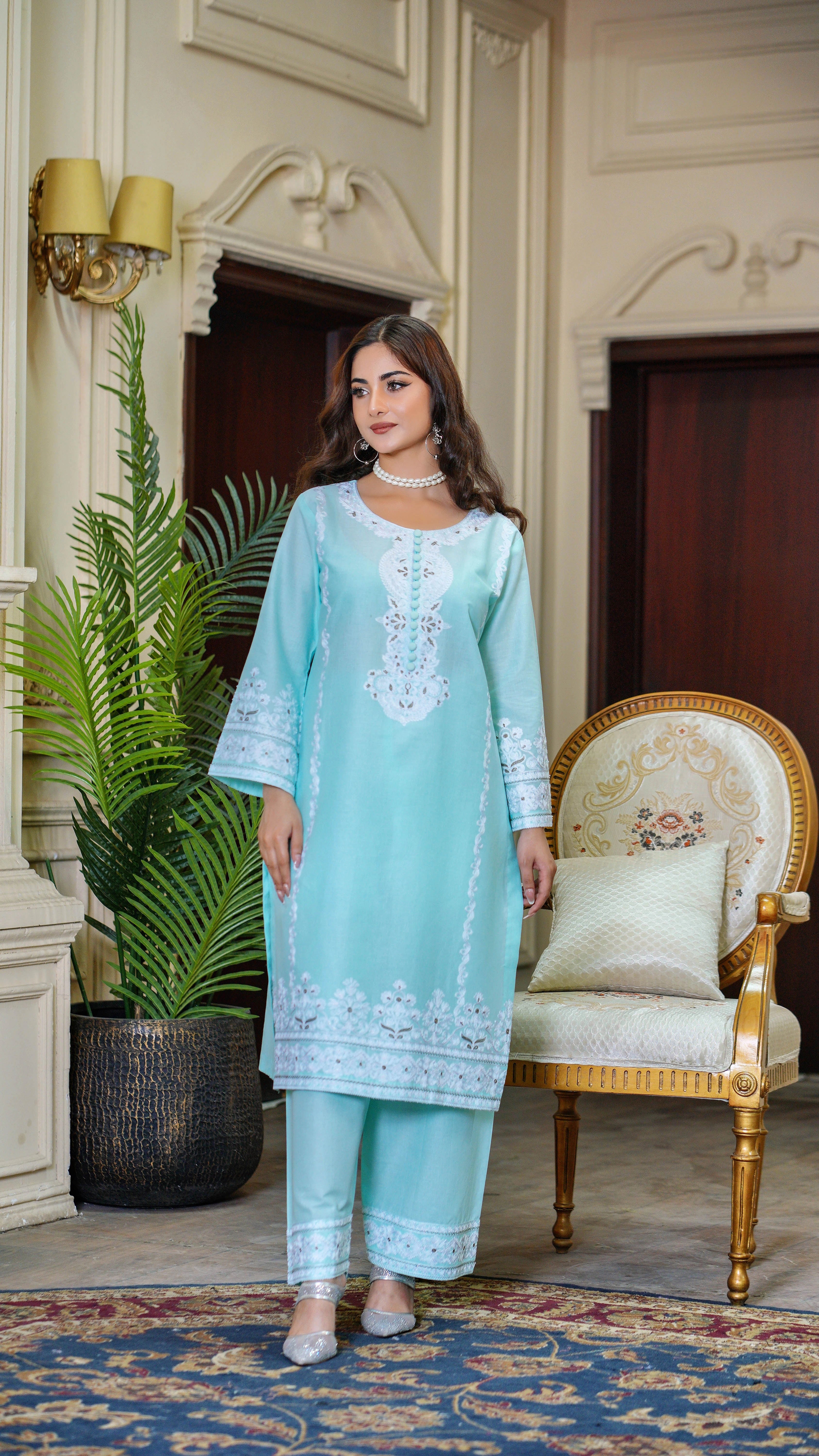 Zahra (Embroiderd - Stitched 3 Pcs)