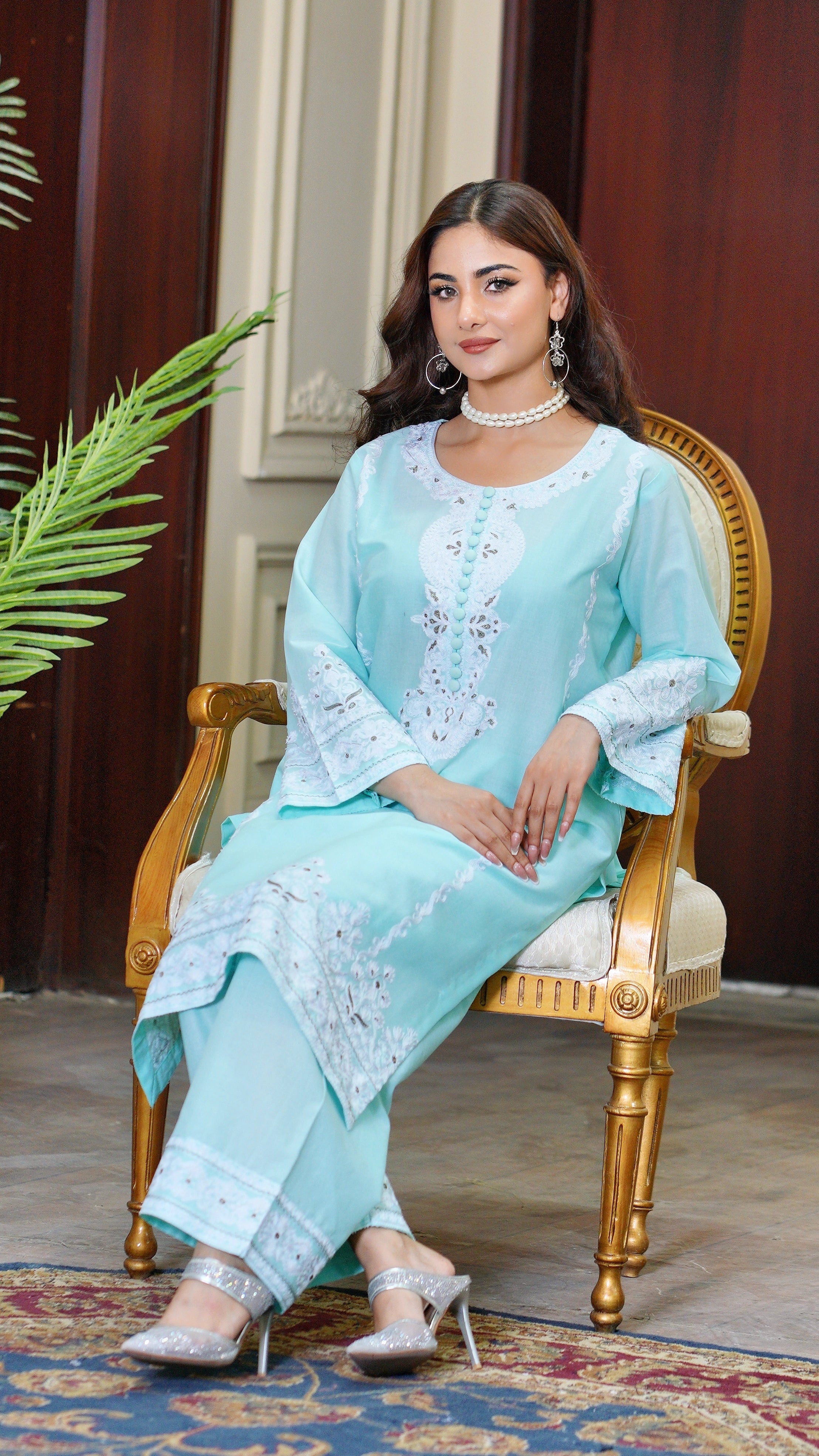 Zahra (Embroiderd - Stitched 3 Pcs)