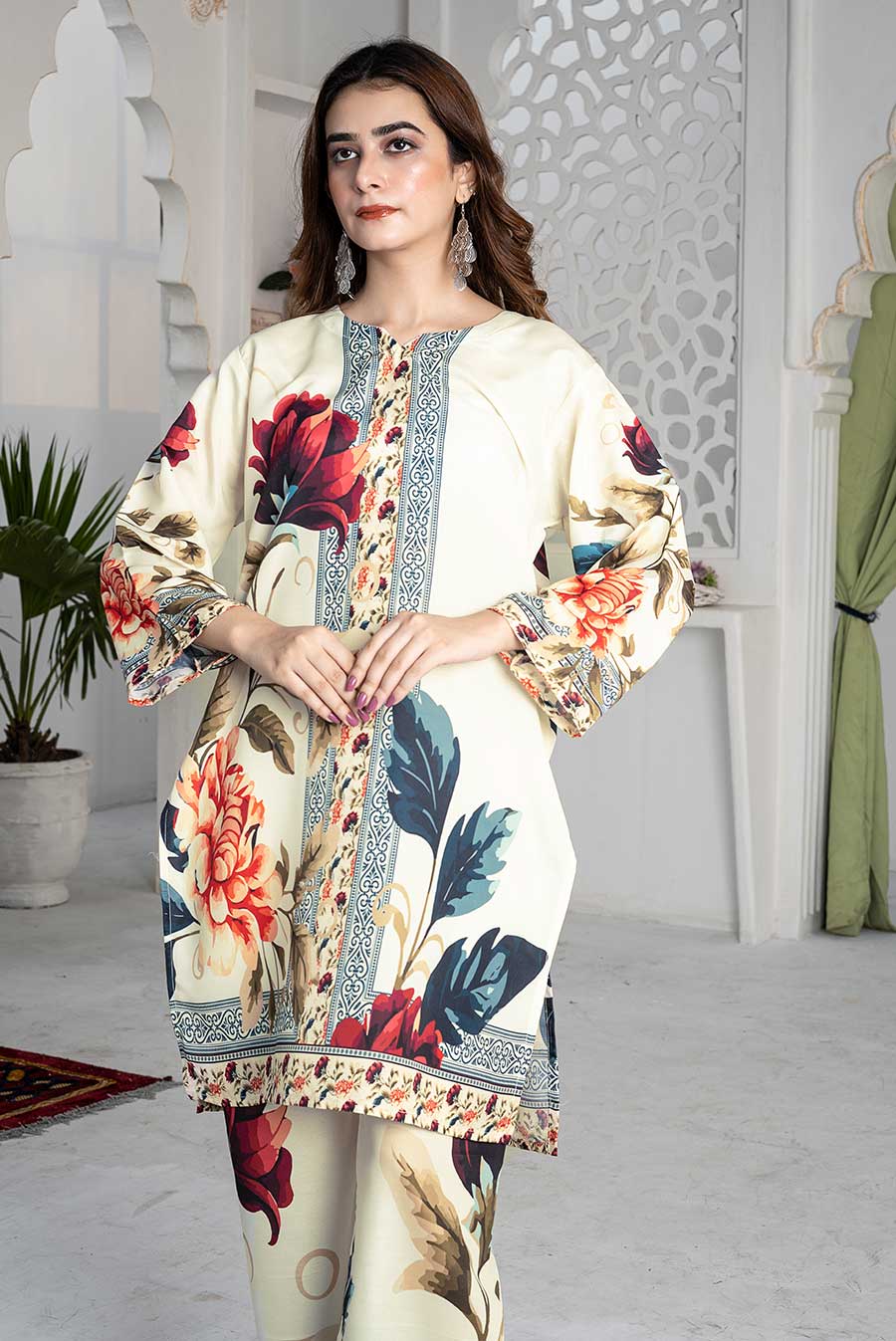 Ivory Bloom Co-Ord Set