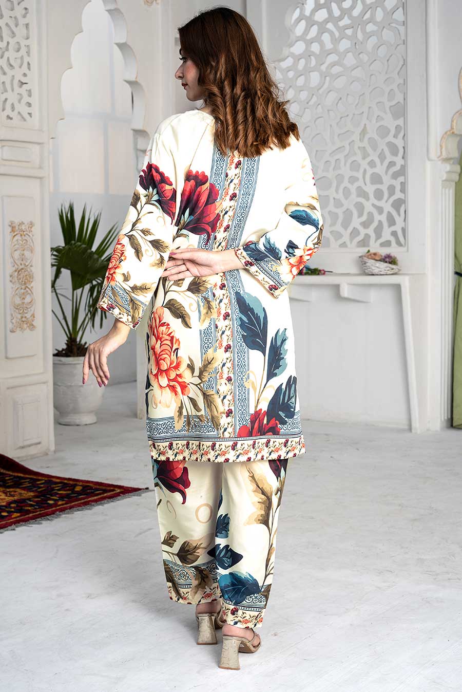 Ivory Bloom Co-Ord Set