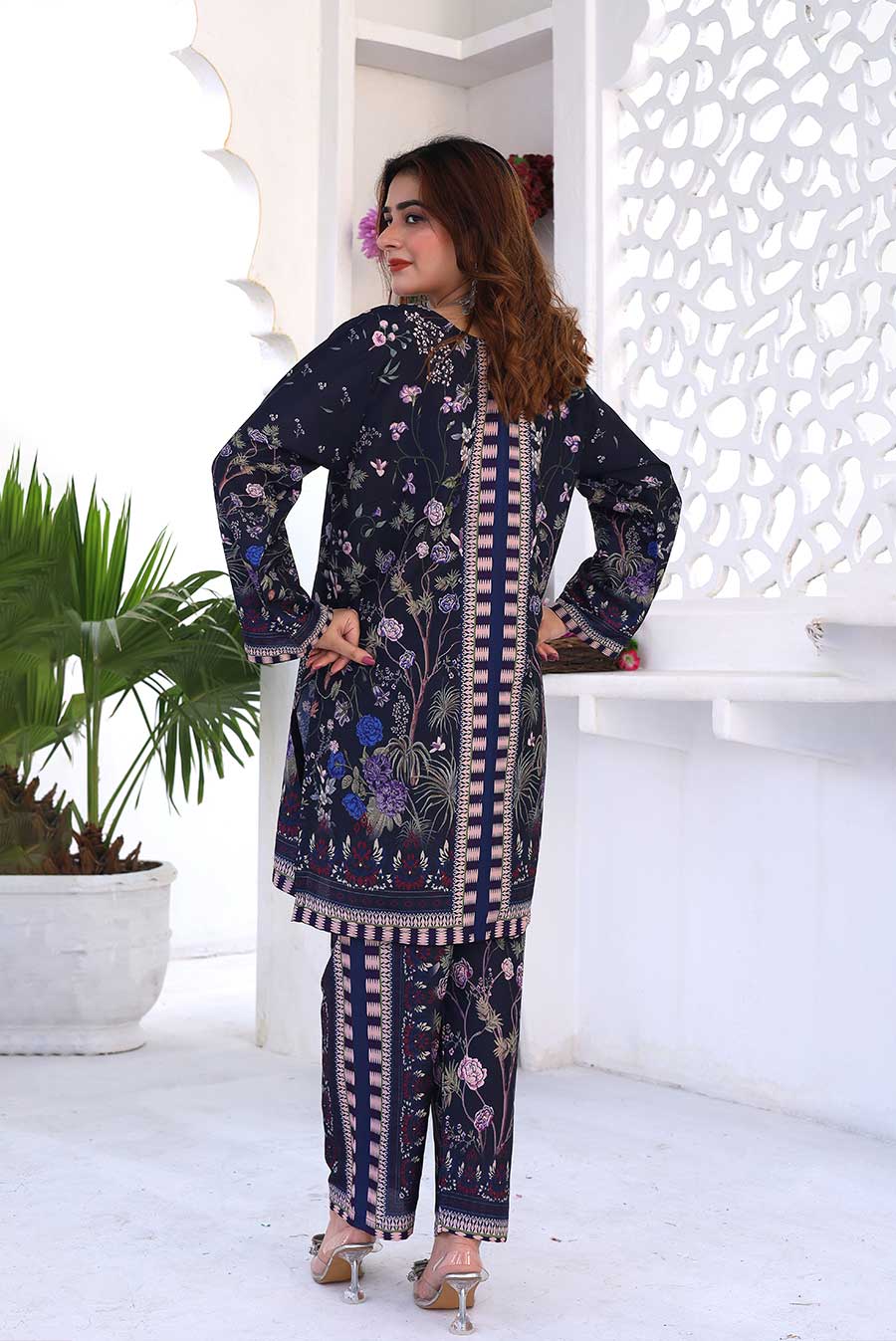 Midnight Flora Co-Ord Set