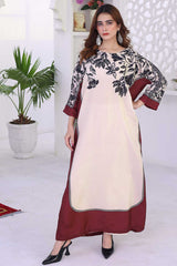 Mahogany Bloom Kaftan
