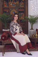 Mahogany Bloom Kaftan