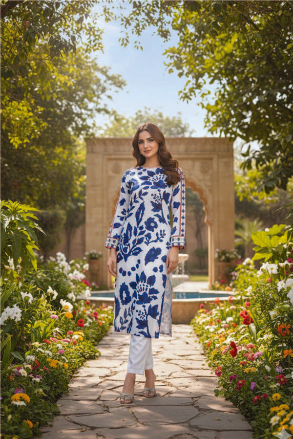 Saphire Blue (Stitched 2 Pcs)