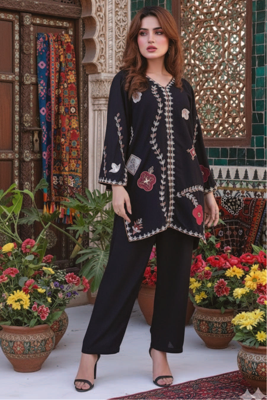 Midnight Bloom Co-Ord Set