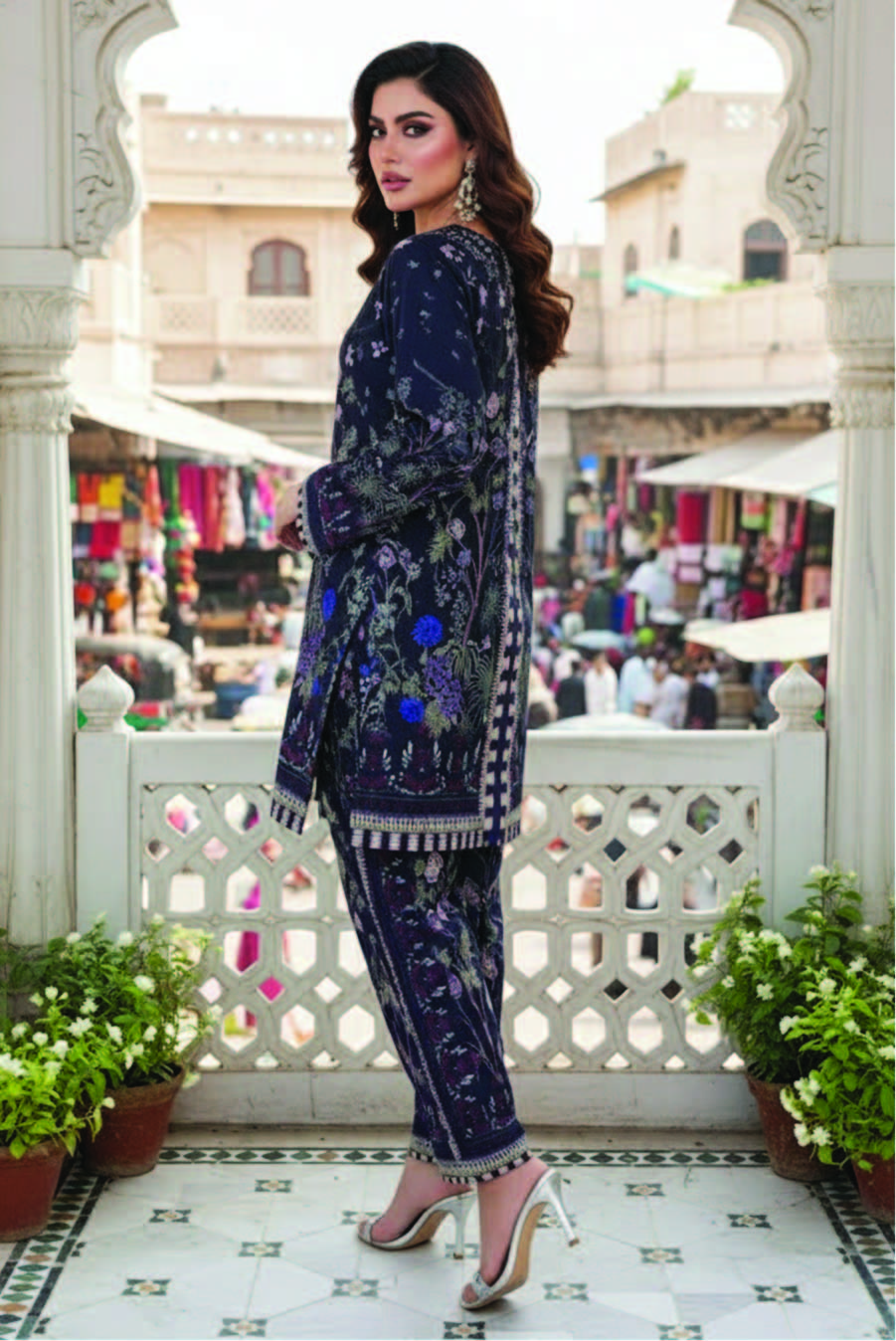 Midnight Flora Co-Ord Set