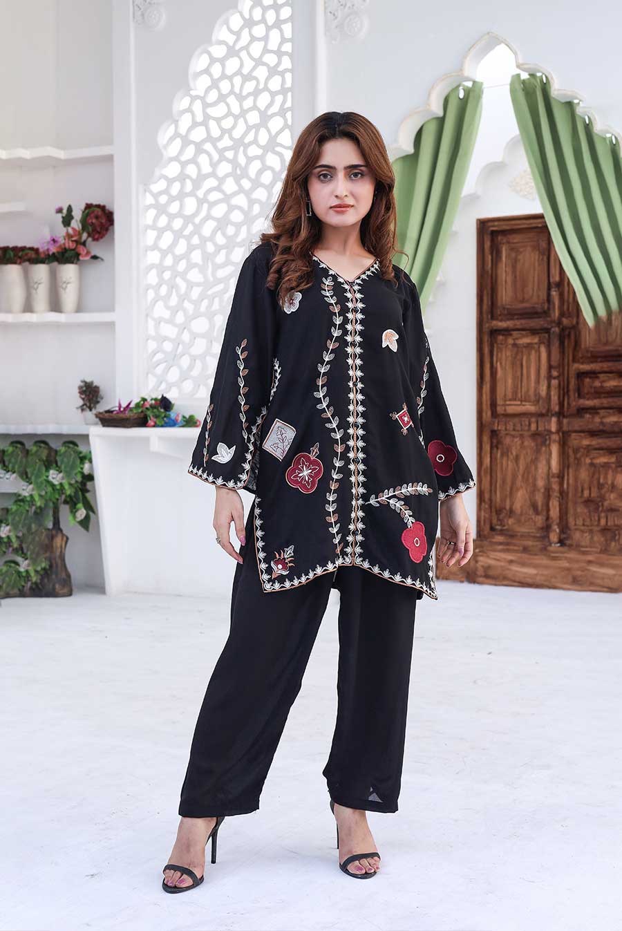 Midnight Bloom Co-Ord Set