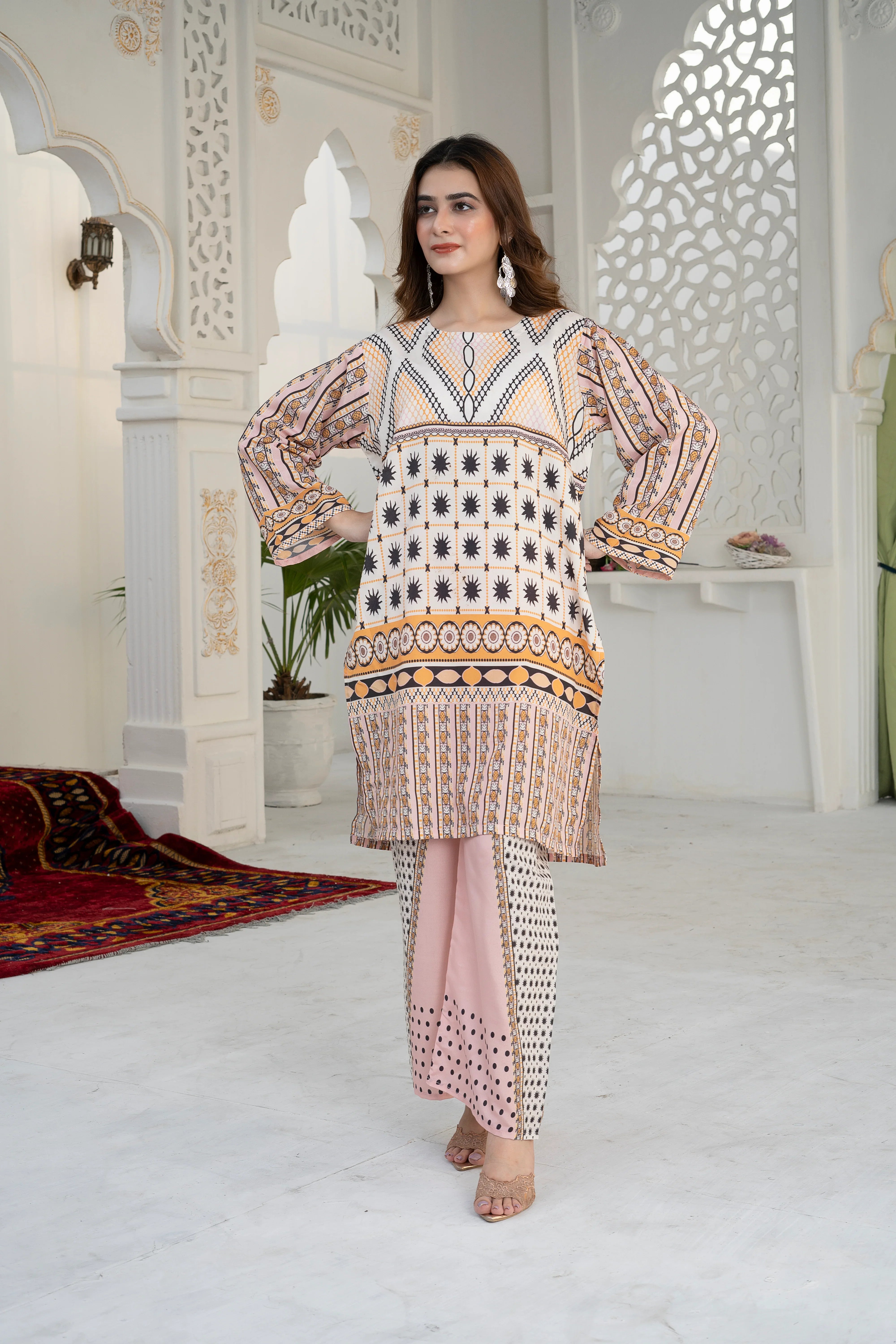 Anm Check Digital Co-Ord Set
