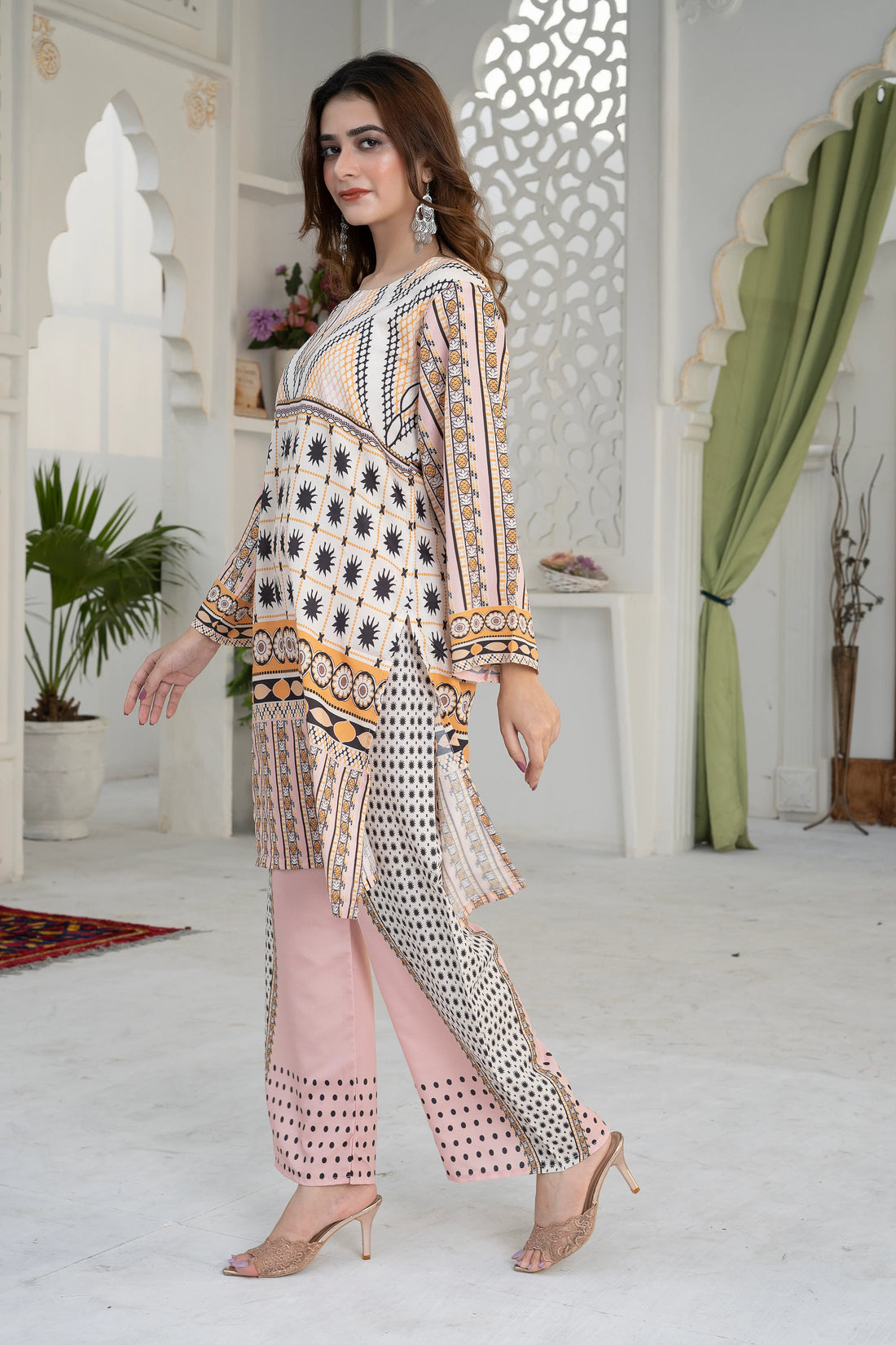 Anm Check Digital Co-Ord Set