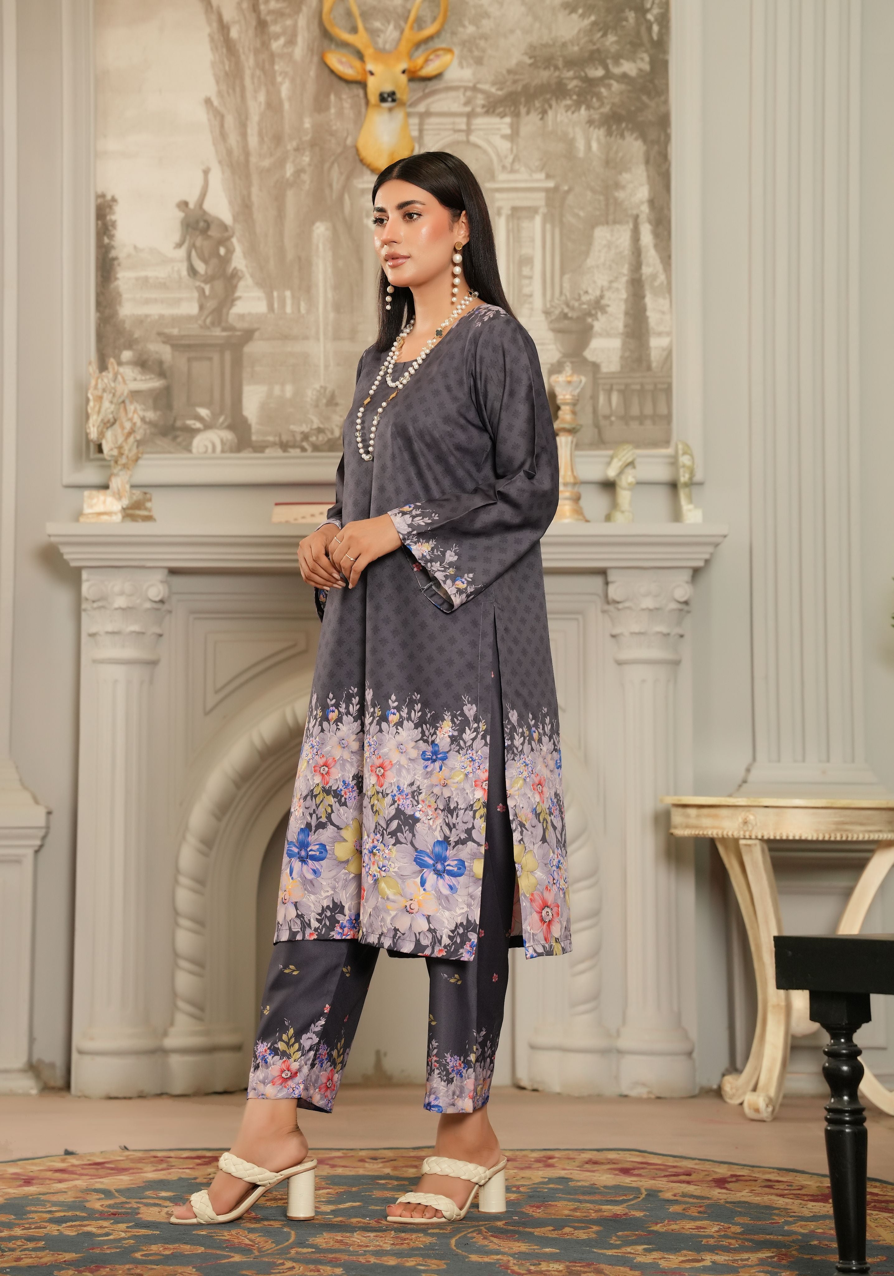 Midnight Bloom Co-ord Set