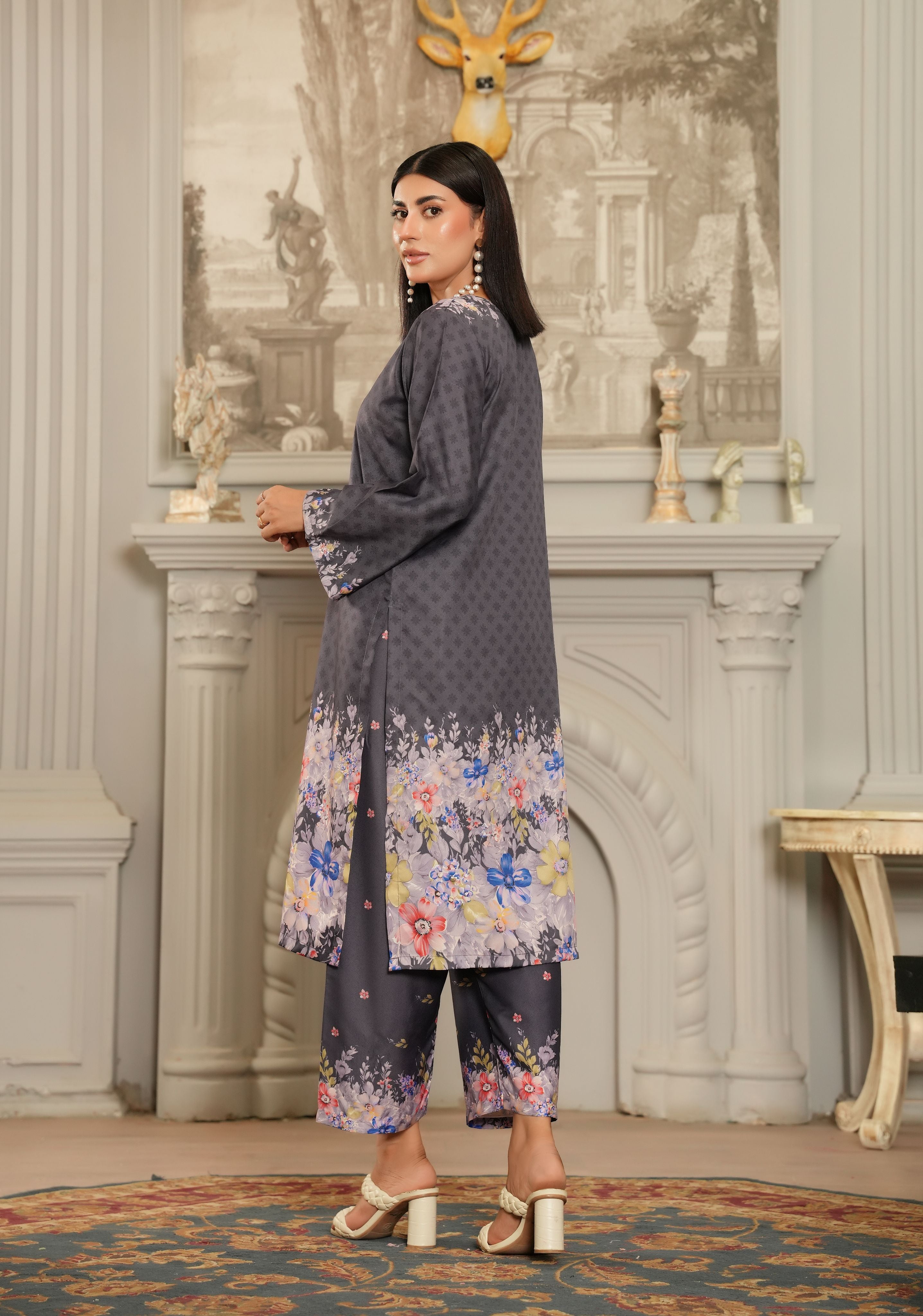 Midnight Bloom Co-ord Set