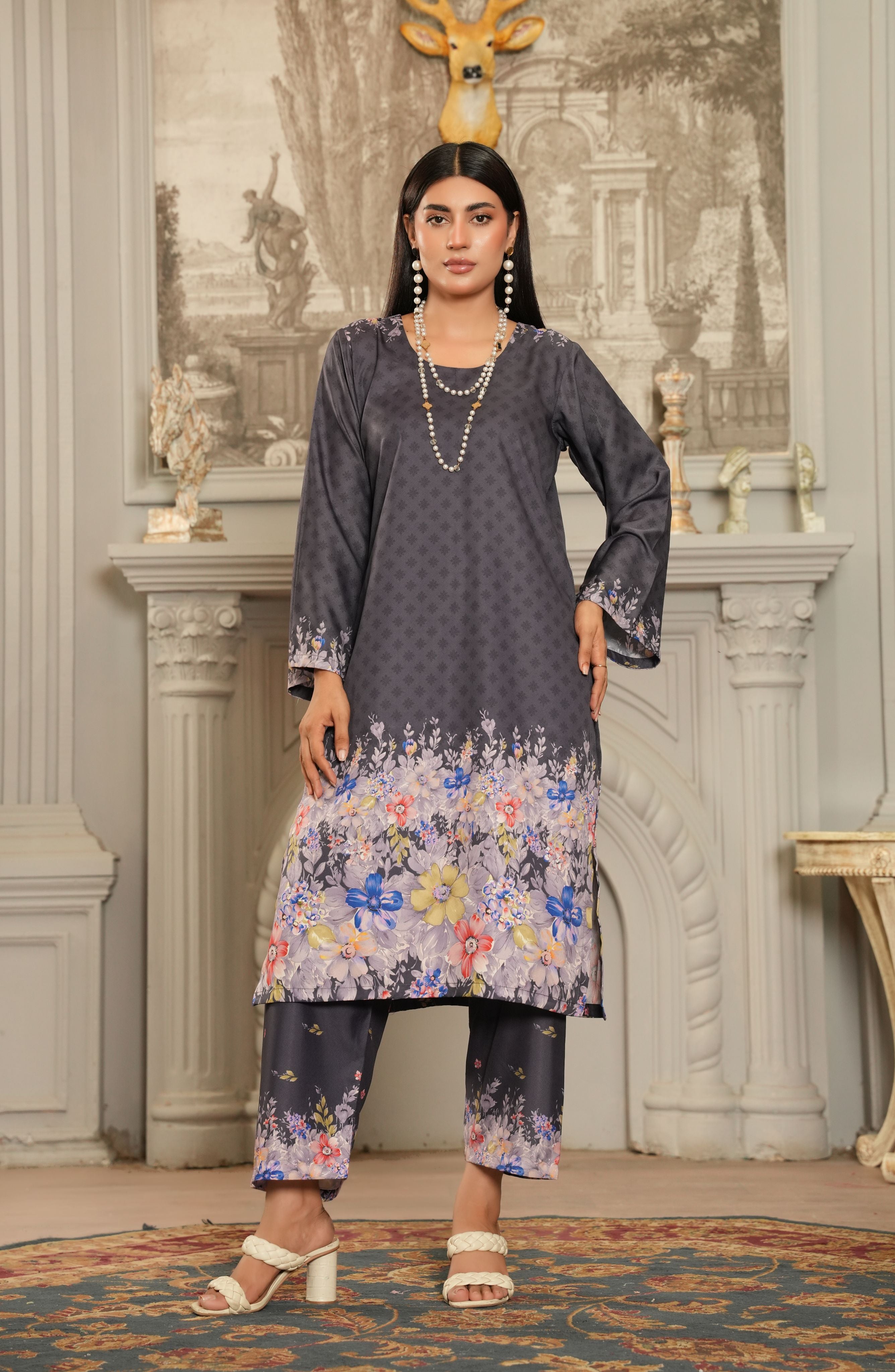 Midnight Bloom Co-ord Set