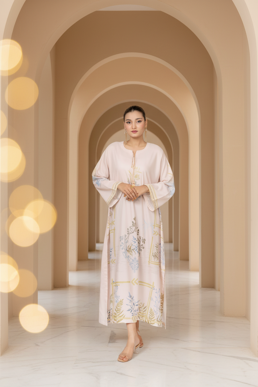 Ivory Serenity Kaftan